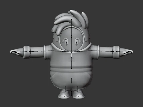 Penalty Patroller Fall Guy - Fortnite 3D Model