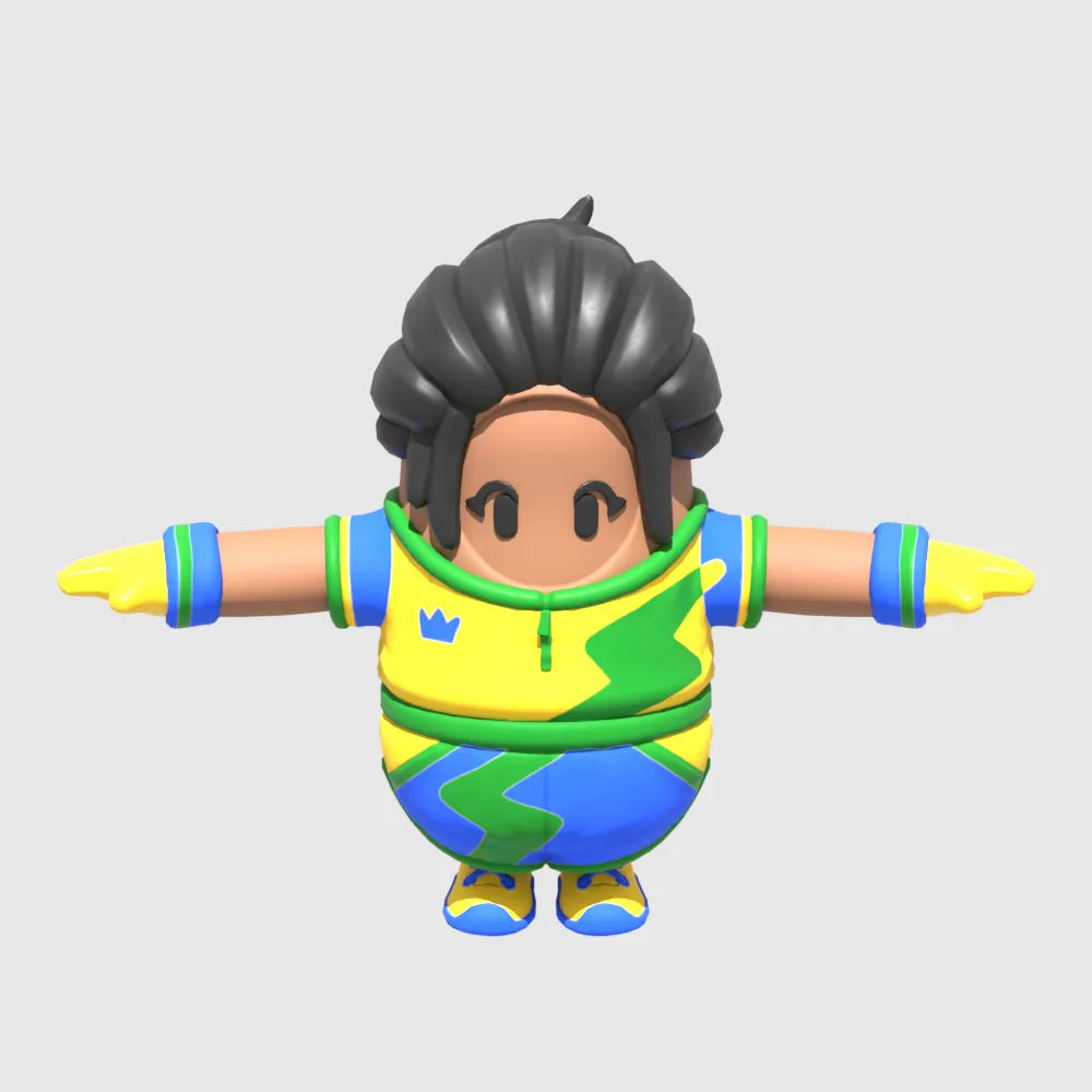 Net Protector Fall Guy - Fortnite 3D Model .c4d .max .obj .3ds .fbx .stl .blend