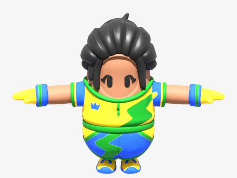 Net Protector Fall Guy - Fortnite 3D Model
