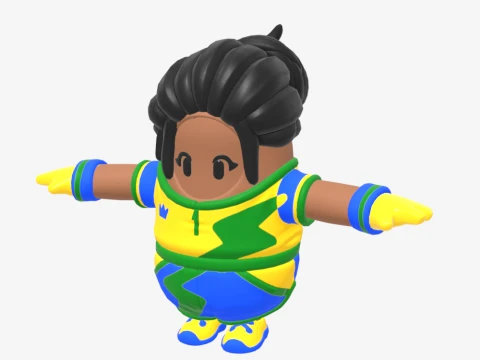 Net Protector Fall Guy - Fortnite 3D Model