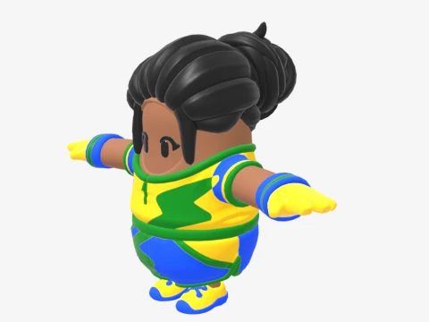 Net Protector Fall Guy - Fortnite 3D Model