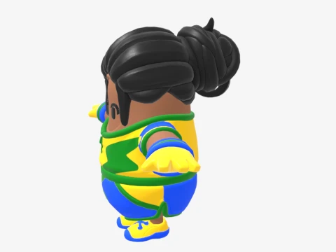 Net Protector Fall Guy - Fortnite 3D Model