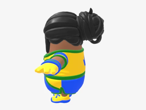 Net Protector Fall Guy - Fortnite 3D Model