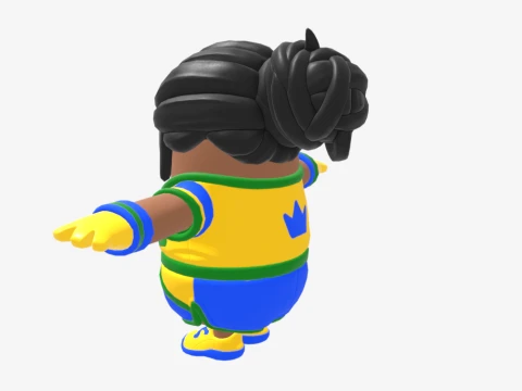 Net Protector Fall Guy - Fortnite 3D Model