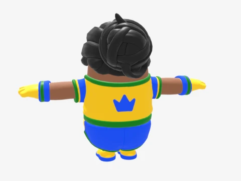 Net Protector Fall Guy - Fortnite 3D Model
