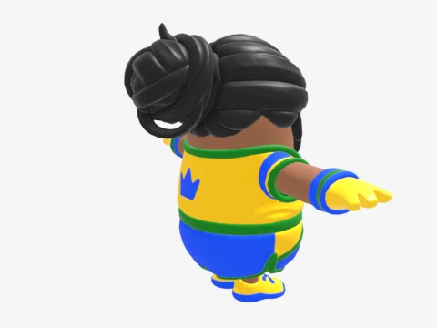 Net Protector Fall Guy - Fortnite 3D Model