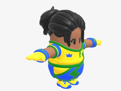 Net Protector Fall Guy - Fortnite 3D Model