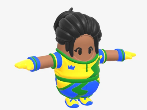 Net Protector Fall Guy - Fortnite 3D Model