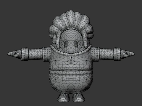 Net Protector Fall Guy - Fortnite 3D Model