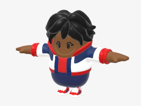 Field Favorite Fall Guy - Fortnite 3D Model
