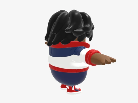 Field Favorite Fall Guy - Fortnite 3D Model