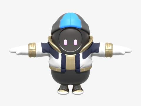 Renzo the Destroyer Fall Guy - Fortnite 3D Model