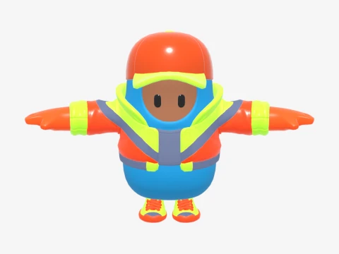 Synth Fall Guy - Fortnite 3D Model