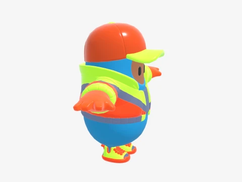 Synth Fall Guy - Fortnite 3D Model