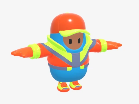 Synth Fall Guy - Fortnite 3D Model