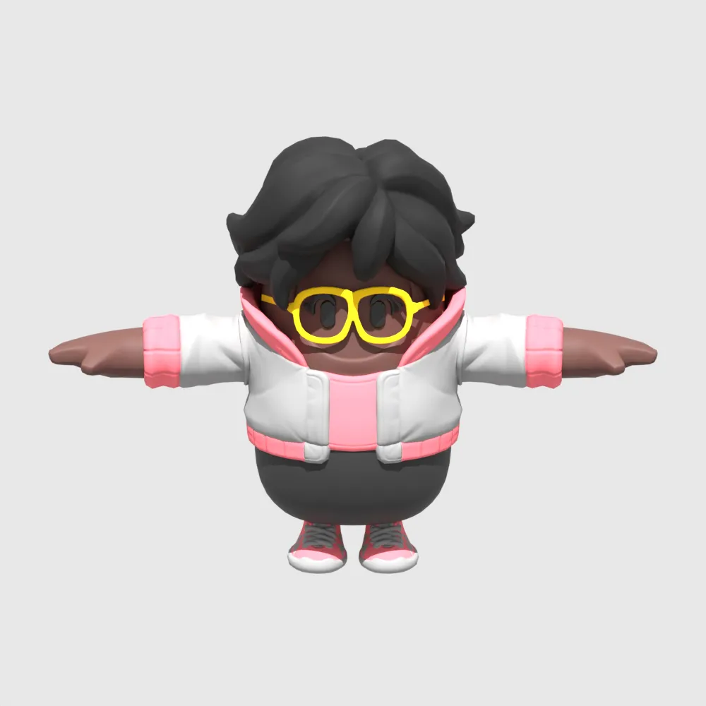 Doctor Slone Fall Guy - Fortnite 3D Model .c4d .max .obj .3ds .fbx .stl .blend