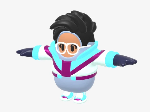 Verity Fall Guy - Fortnite 3D Model