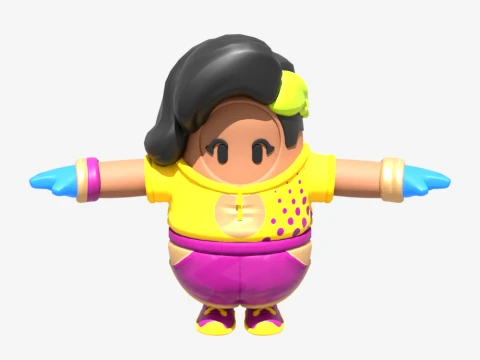 Kalia Fall Guy - Fortnite 3D Model