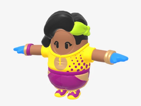 Kalia Fall Guy - Fortnite 3D Model