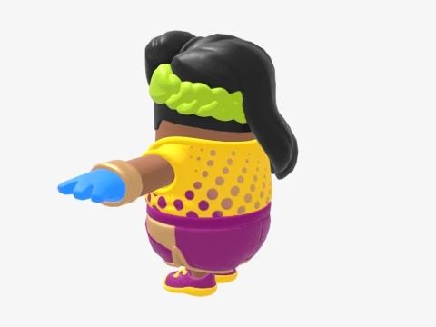Kalia Fall Guy - Fortnite 3D Model
