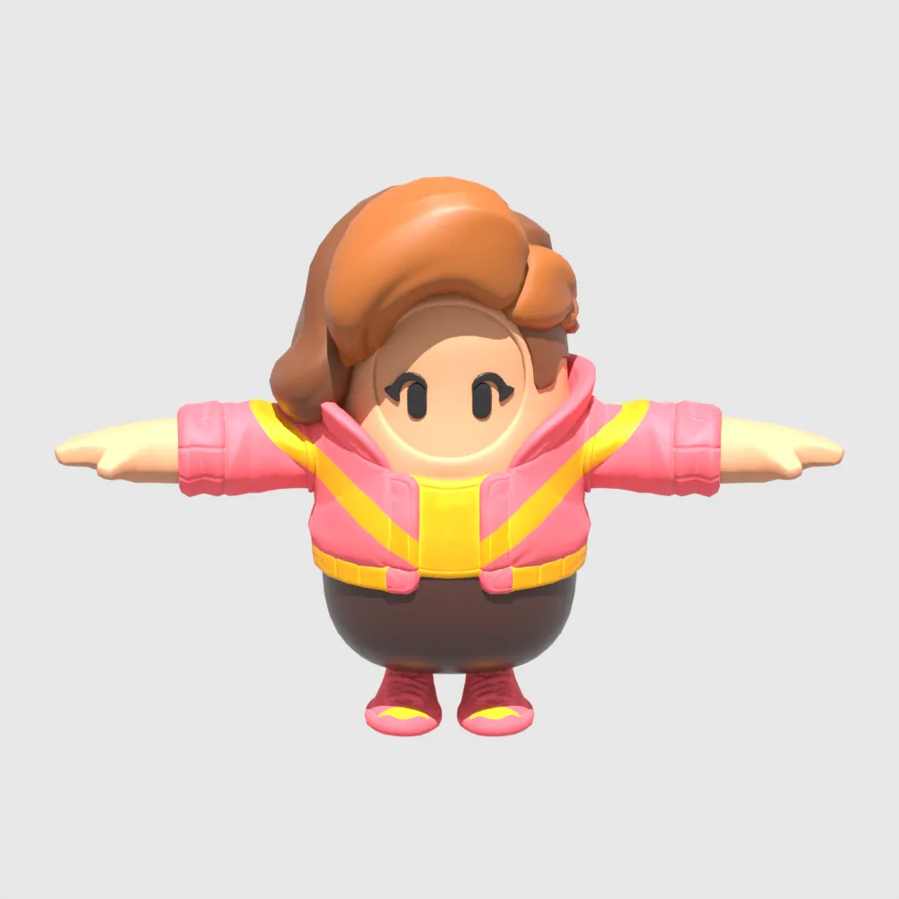 Haven Fall Guy - Fortnite 3D Model .c4d .max .obj .3ds .fbx .stl .blend 