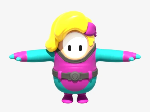Fashion Elite Skully Fall Guy - Fortnite 3D Model