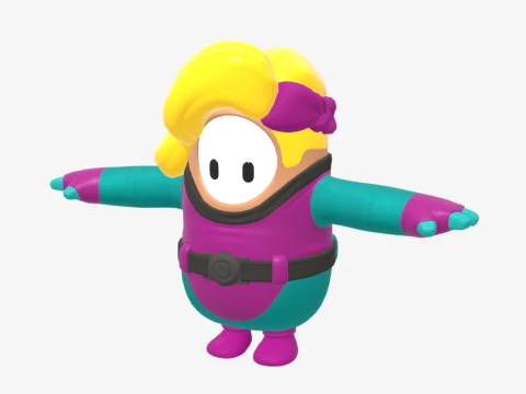 Fashion Elite Skully Fall Guy - Fortnite 3D Model