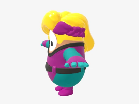 Fashion Elite Skully Fall Guy - Fortnite 3D Model