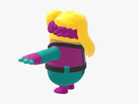 Fashion Elite Skully Fall Guy - Fortnite 3D Model