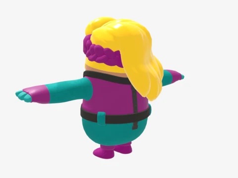 Fashion Elite Skully Fall Guy - Fortnite 3D Model