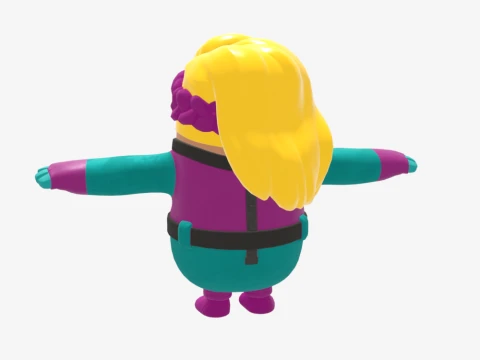 Fashion Elite Skully Fall Guy - Fortnite 3D Model