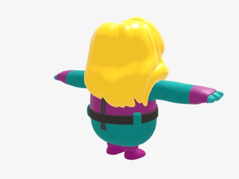 Fashion Elite Skully Fall Guy - Fortnite 3D Model