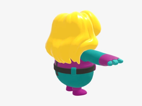 Fashion Elite Skully Fall Guy - Fortnite 3D Model