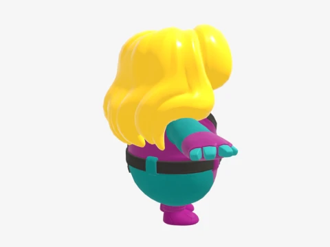 Fashion Elite Skully Fall Guy - Fortnite 3D Model