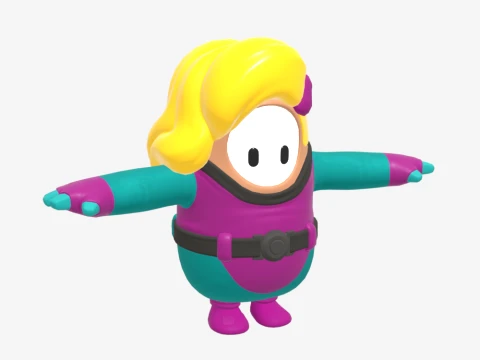 Fashion Elite Skully Fall Guy - Fortnite 3D Model