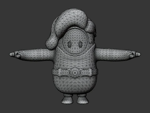 Fashion Elite Skully Fall Guy - Fortnite 3D Model