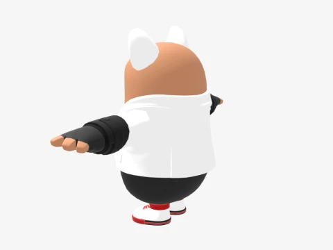 Lapin Fall Guy - Fortnite 3D Model