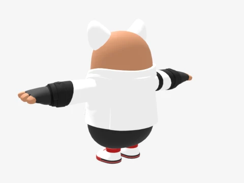 Lapin Fall Guy - Fortnite 3D Model