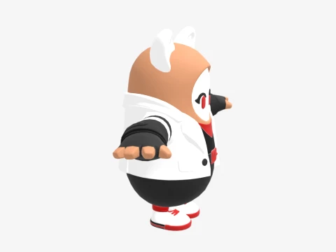 Lapin Fall Guy - Fortnite 3D Model