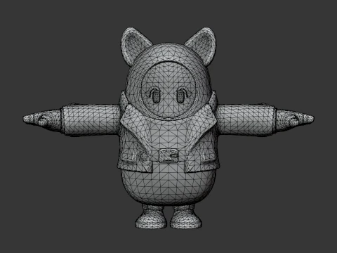 Lapin Fall Guy - Fortnite 3D Model