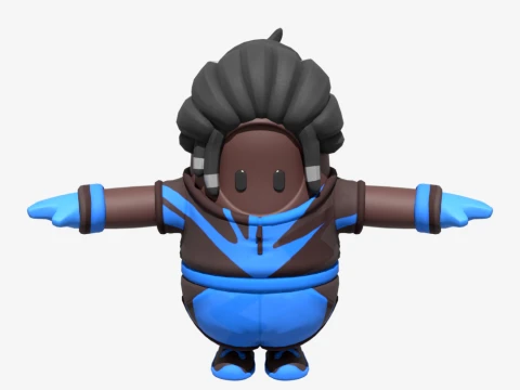 Tidewalker Trace Fall Guy - Fortnite 3D Model