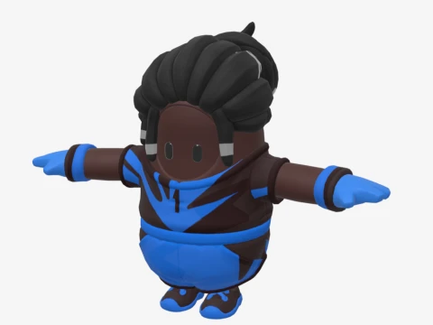 Tidewalker Trace Fall Guy - Fortnite 3D Model