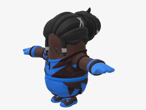 Tidewalker Trace Fall Guy - Fortnite 3D Model