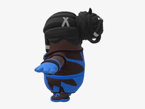 Tidewalker Trace Fall Guy - Fortnite 3D Model