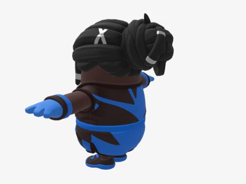 Tidewalker Trace Fall Guy - Fortnite 3D Model
