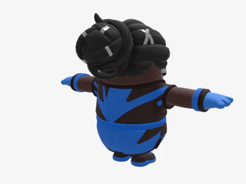 Tidewalker Trace Fall Guy - Fortnite 3D Model