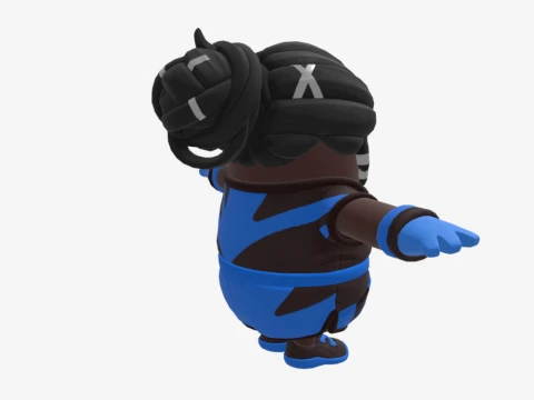 Tidewalker Trace Fall Guy - Fortnite 3D Model