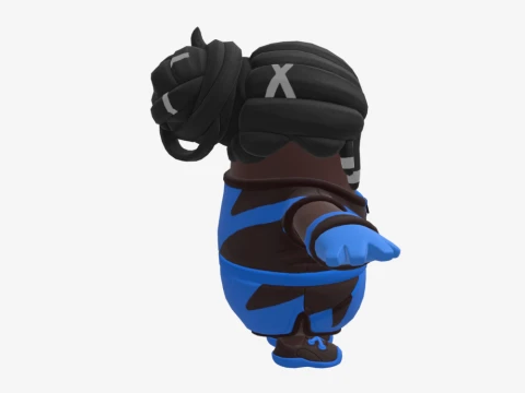 Tidewalker Trace Fall Guy - Fortnite 3D Model