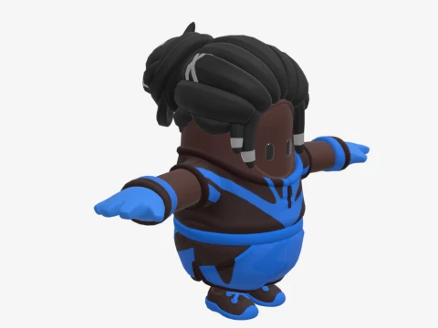 Tidewalker Trace Fall Guy - Fortnite 3D Model