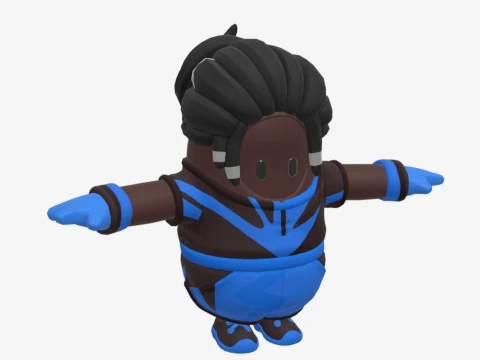 Tidewalker Trace Fall Guy - Fortnite 3D Model